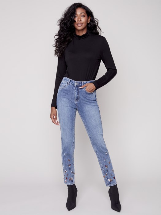 Charlie B Jeans - Embroidered C5449